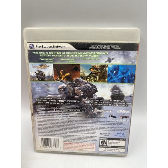 Call of Duty: Modern Warfare 2 (Sony PlayStation 3, 2009) PS3 Complete & Tested - Picture 2 of 7